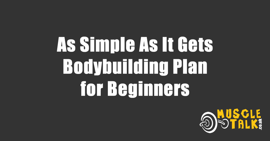 Bodybuilding Plan for Beginners