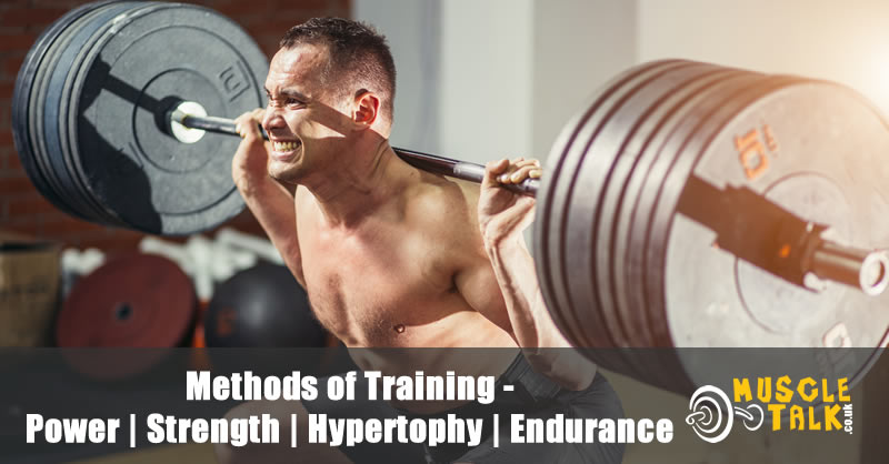 Man training for power - heavy squats