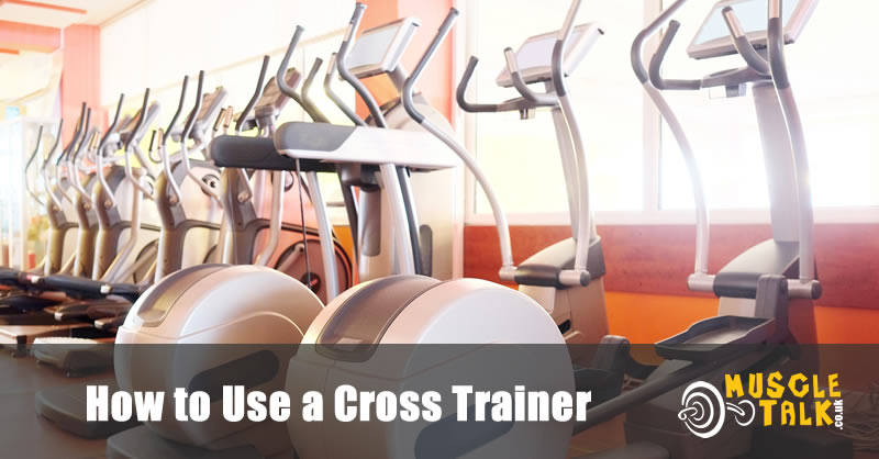 Row of cross trainers in a gym