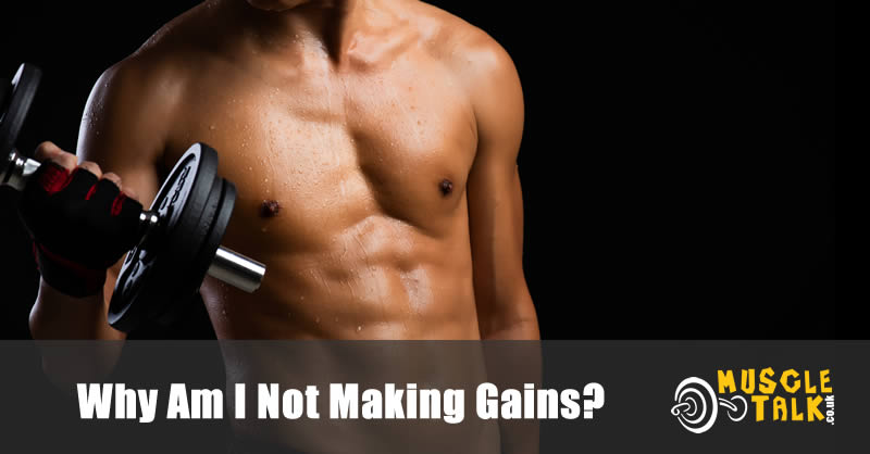Bodybuilder that isn't making gains in their training