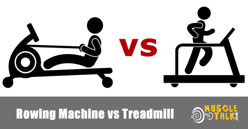 Rowing machine and a treadmill being used - which is best?