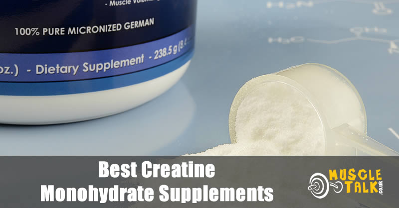 Tub of Creatine Monohydrate with scoop