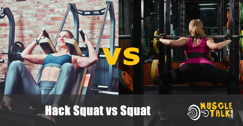 Ladies doing hack squat and a regular squat