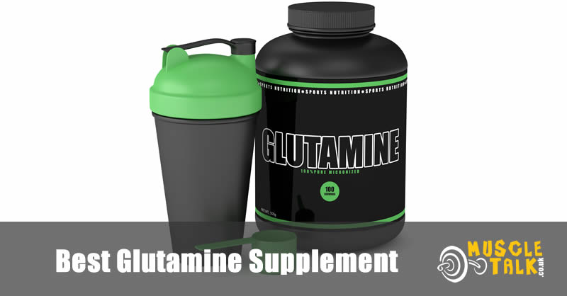 Tub of Glutamine powder