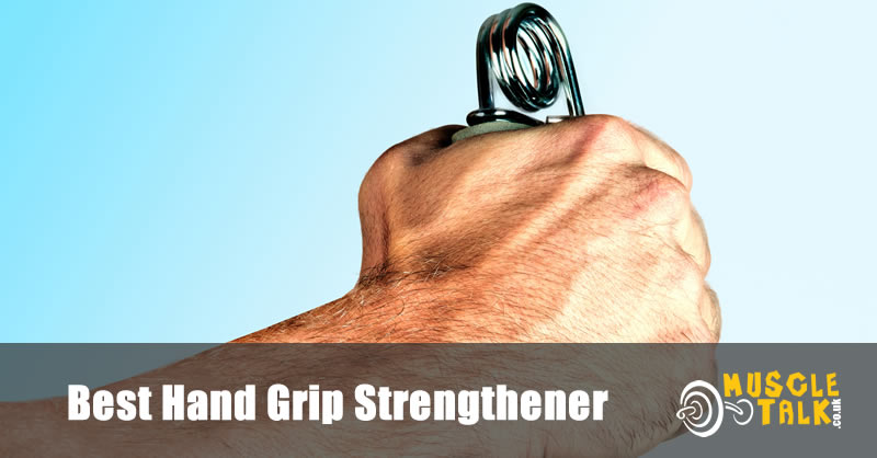 Using a hand grip strengthener