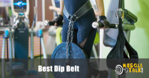Performing dips with a dipping belt