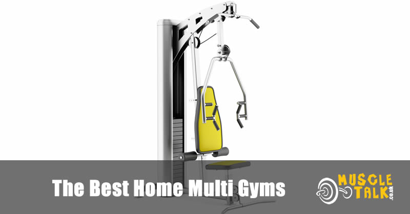 A typical home multi gym with weight stack