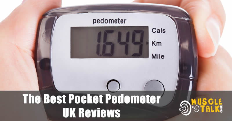 Taking a look at your progress on a handy pocket pedometer / step counter