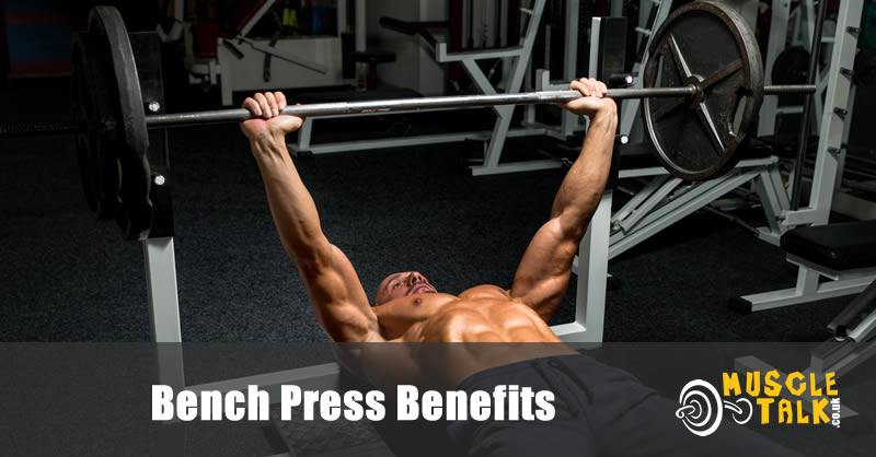 Guy doing the bench press exercise