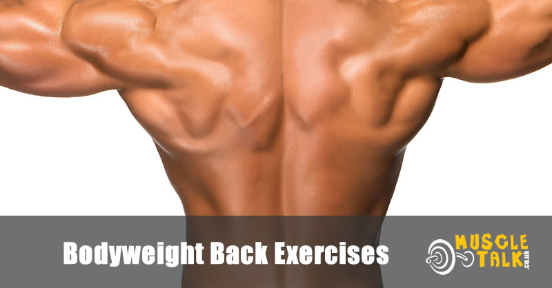 Back build partly using bodyweight exercises