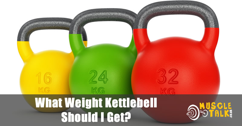 Set of kettlebells in different sizes