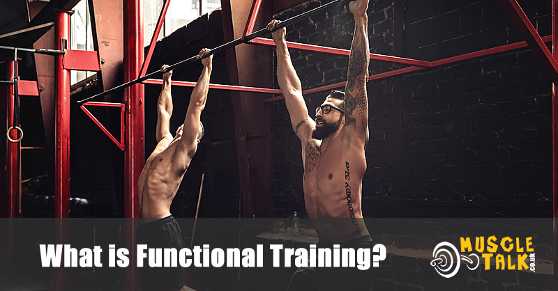 two guys doing pull-ups as part of functional training