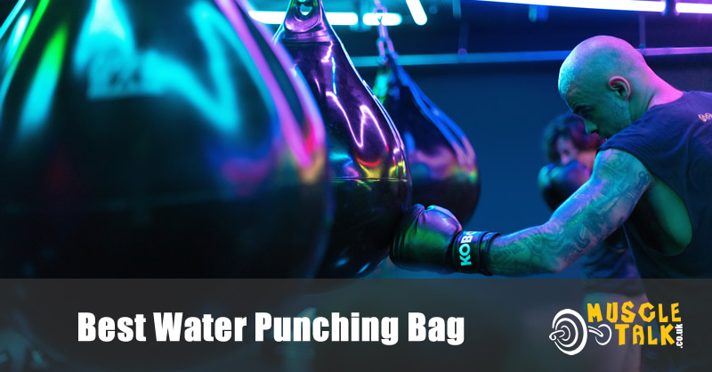 A water punching bag in action at the gym