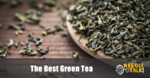 Green tea ready to be made into a healthy drink