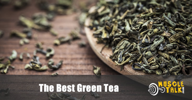 Green tea ready to be made into a healthy drink