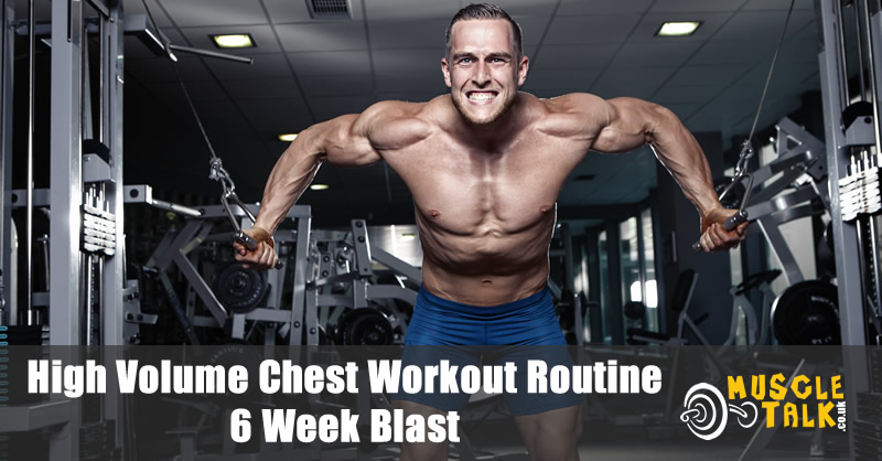 High Volume Chest Workout using cable crossovers